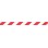 Red White Hazard Safe Distance Floor Marking Tape 48mm X 33m